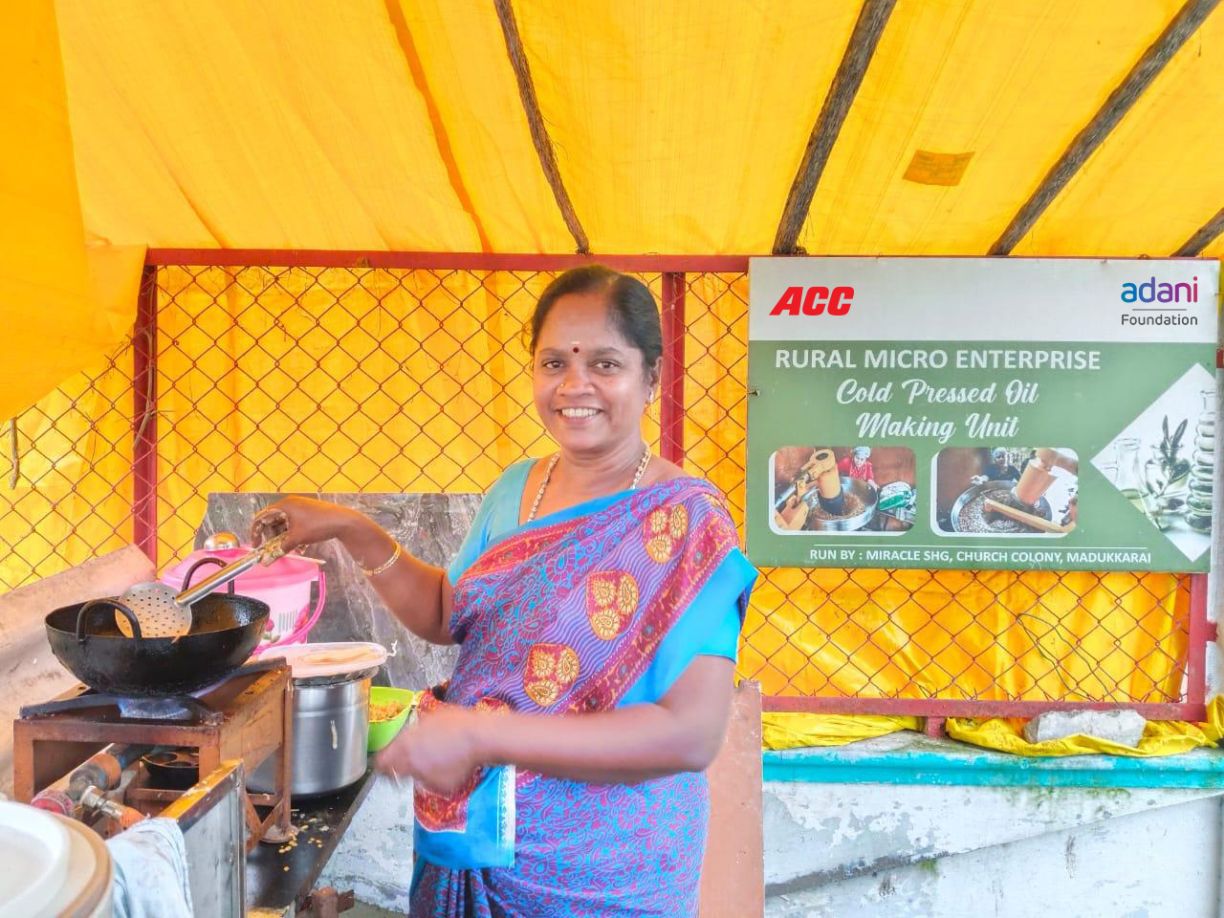 Adani Foundation at ACC Madukkarai empowers single mother towards financial stability